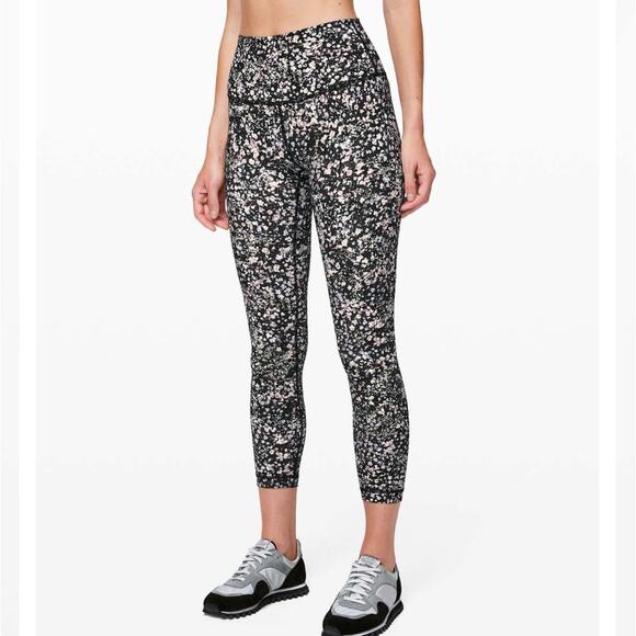 Lululemon Wunder Under High-Rise Tight 25" Luxtreme Floral Spritz Women's Size 4 - Picture 1 of 5